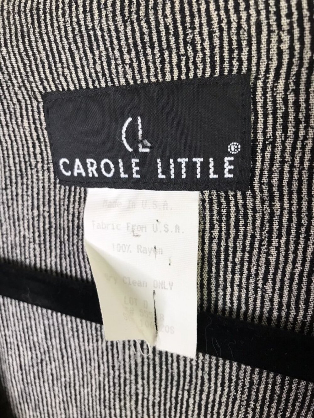 VTG Carole Little Art to Wear size S Small Boho Tunic Jacket Top made USA - Picture 6 of 6